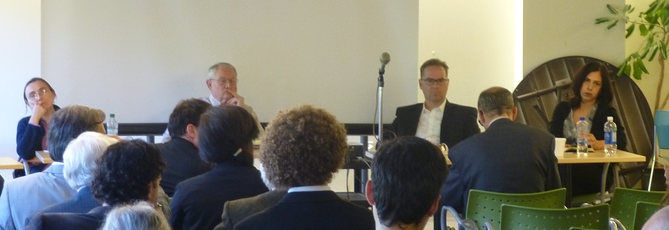 Left to right: Cornelia Horn, Lee Martin McDonald, Lorenzo DiTommaso, and Nicola Denzey Lewis.